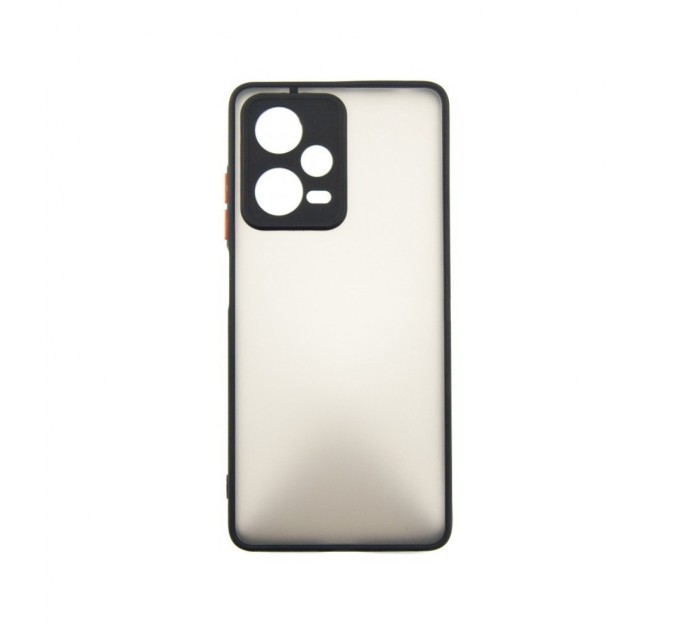 Чохол до мобільного телефона Dengos Kit for Xiaomi Redmi Note 12 Pro 5g case + glass (Black) (DG-KM-30)