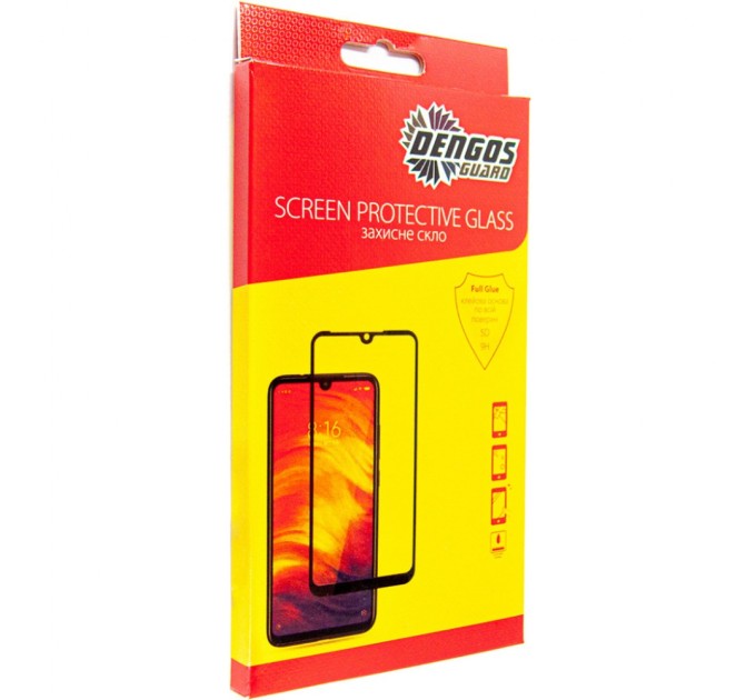 Стекло защитное Dengos Full Glue iPhone 14 Pro Max (TGFG-270)