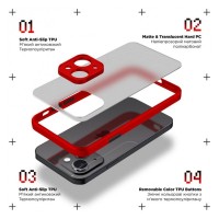 Чохол до мобільного телефона Armorstandart Frosted Matte Samsung A05s (A057) Red (ARM72576)