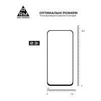 Скло захисне Armorstandart Pro Samsung A55 5G (A556) Black (ARM74348)