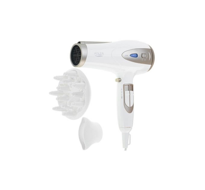 Фен Adler AD 2248 white (AD2248W)