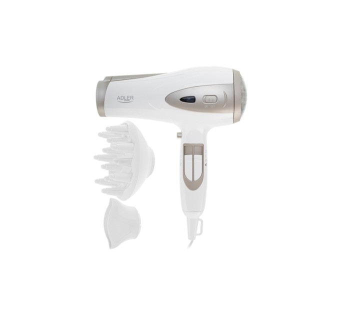 Фен Adler AD 2248 white (AD2248W)