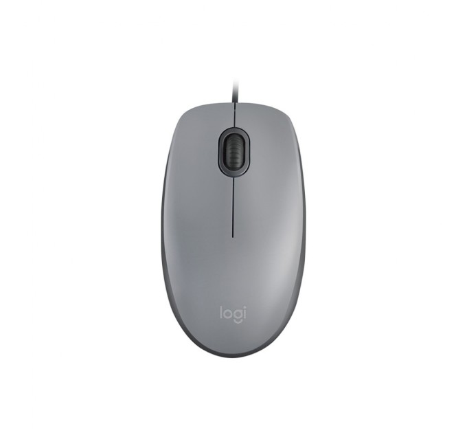 Мышка Logitech M110 Silent USB Mid Gray (910-006760)