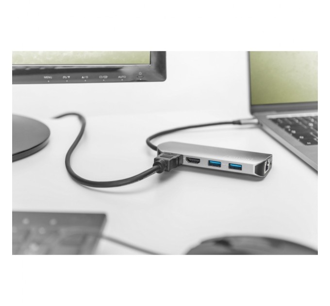 Концентратор Digitus USB-C 8 Port (DA-70884)