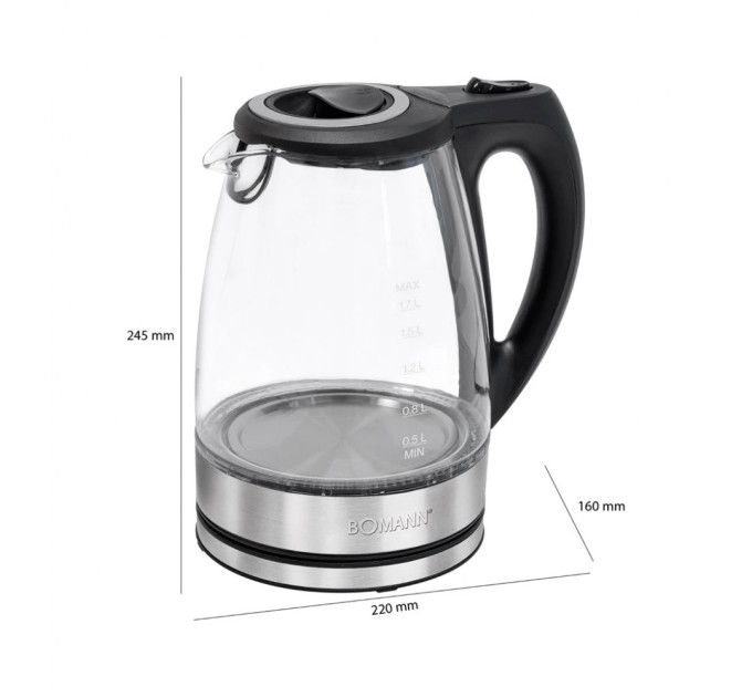 Електрочайник Bomann WKS 6032 G CB (WKS6032GCB)