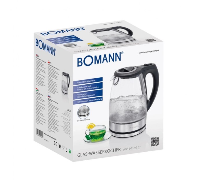 Електрочайник Bomann WKS 6032 G CB (WKS6032GCB)
