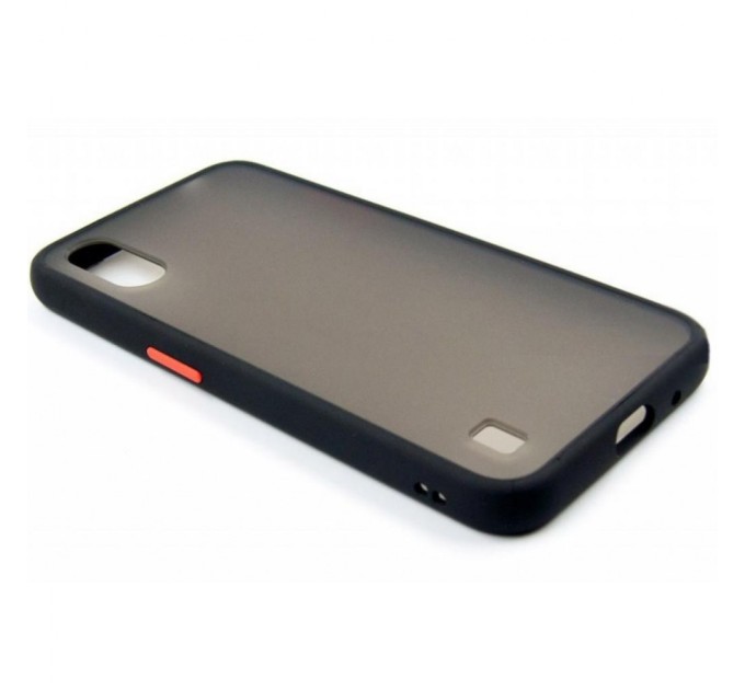 Чохол до мобільного телефона Dengos Samsung Galaxy A01 (black) (DG-TPU-MATT-32)