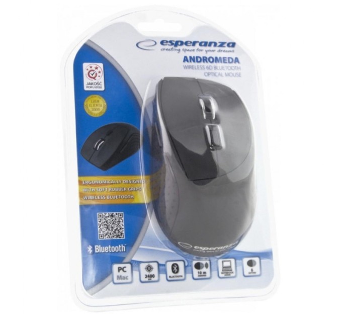 Мышка Esperanza Andromeda Bluetooth Black (EM123K)