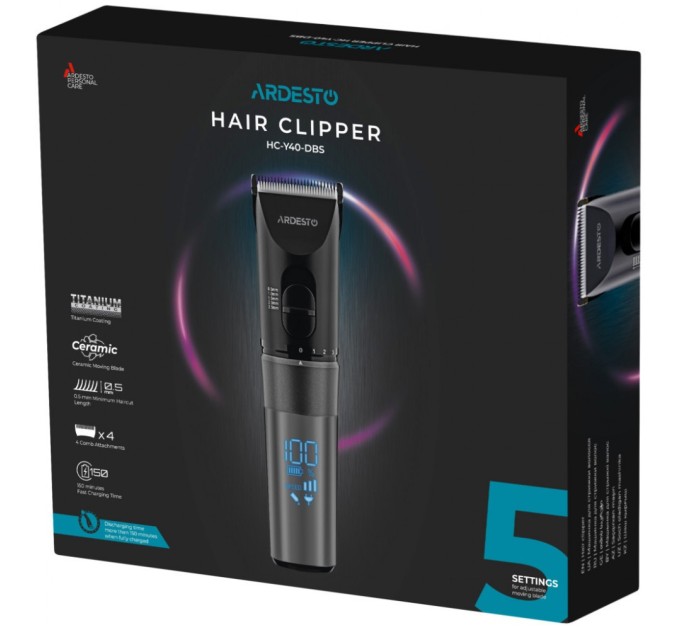 Машинка для стрижки Ardesto HC-Y40-DBS