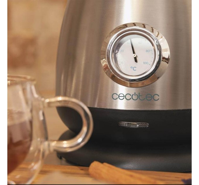 Електрочайник Cecotec Thermosense 620 Retro Steel (CCTC-01458)