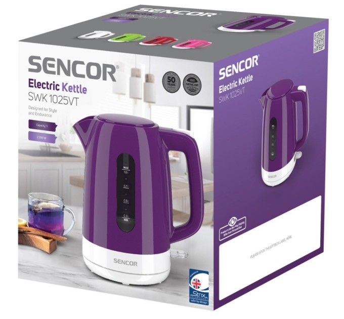 Електрочайник Sencor SWK 1025VT (SWK1025VT)