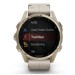 Смарт-годинник Garmin fenix 8 43mm, AMOLED, Saph, SftGldSS/FogGryLeatherBnd, Excl, GPS (010-02903-40)