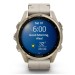 Смарт-годинник Garmin fenix 8 43mm, AMOLED, Saph, SftGldSS/FogGryLeatherBnd, Excl, GPS (010-02903-40)