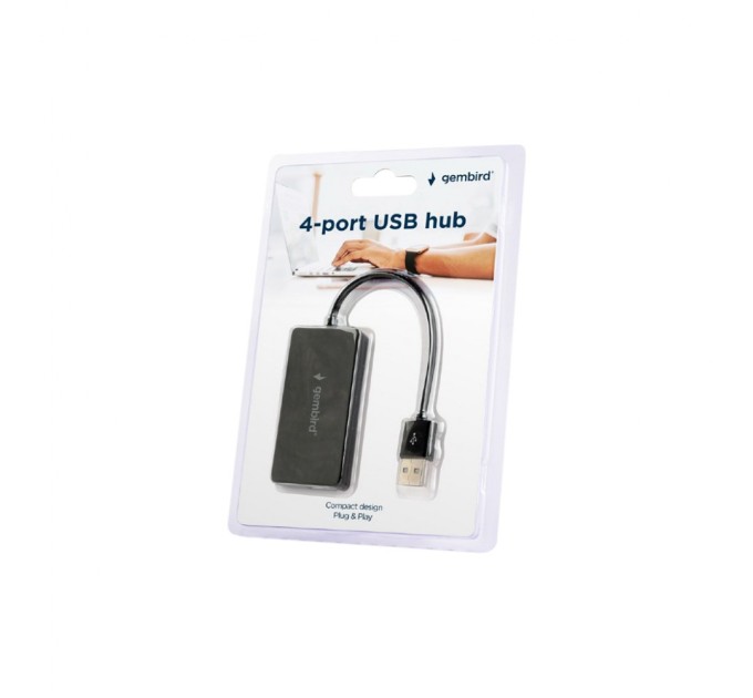 Концентратор Gembird USB 2.0 х 4 (UHB-U2P4-04)