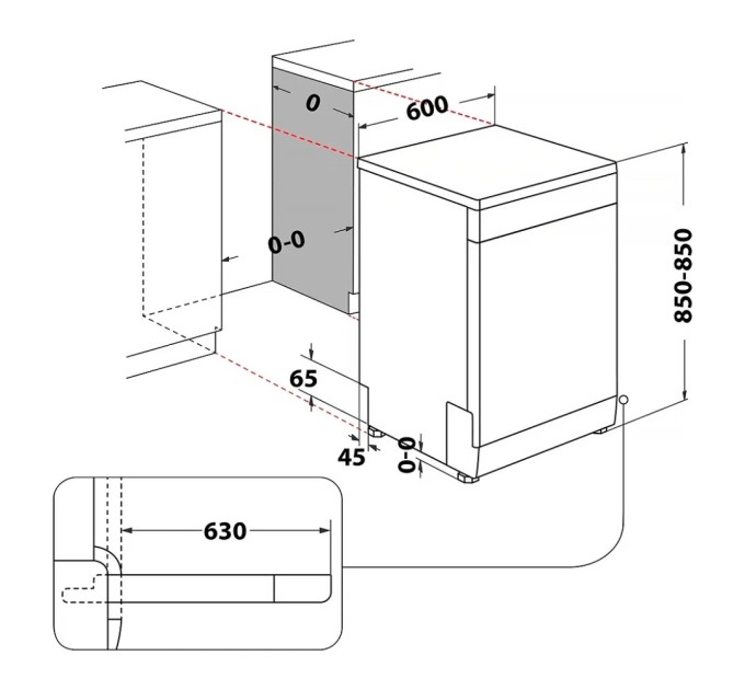 Посудомийна машина Whirlpool W7F HP33 A