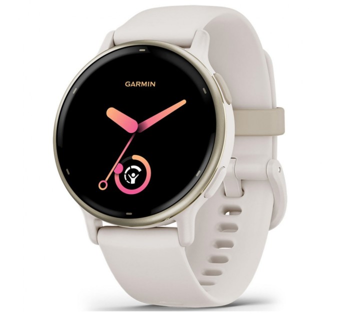 Смарт-годинник Garmin vivoactive 5, Ivory/Cream Gold, GPS (010-02862-11)