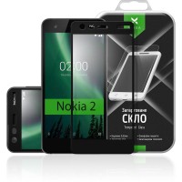Стекло защитное Vinga для Nokia 2 Black (VTPGS-N2B)
