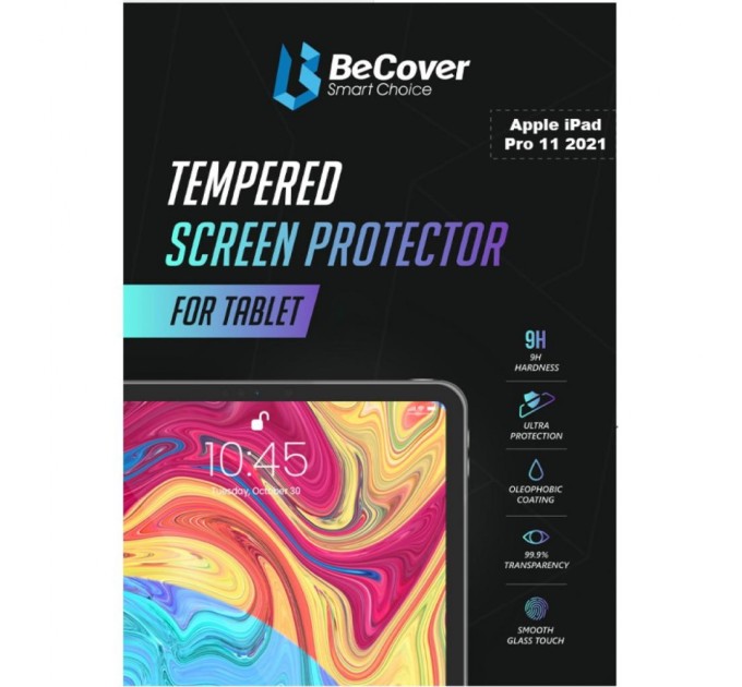 Скло захисне BeCover Apple iPad Pro 11 2020/21/22 Clear (706056)