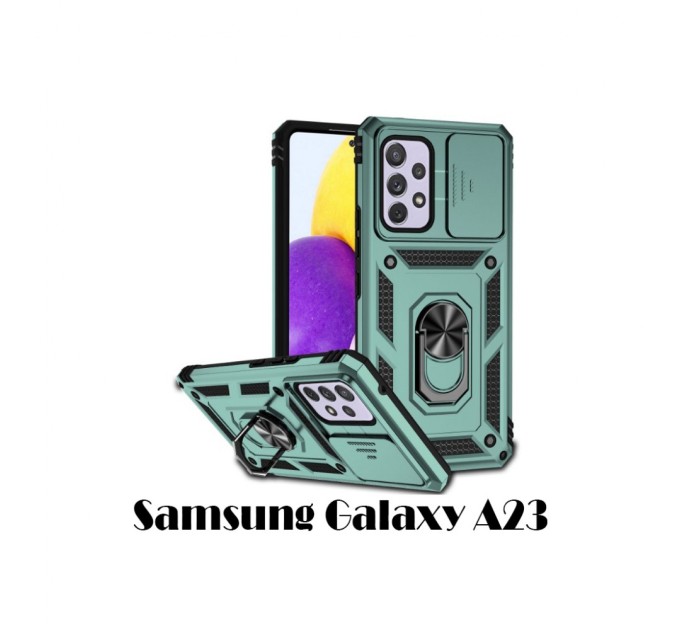 Чохол до мобільного телефона BeCover Military Samsung Galaxy A23 SM-A235 Dark Green (707376)