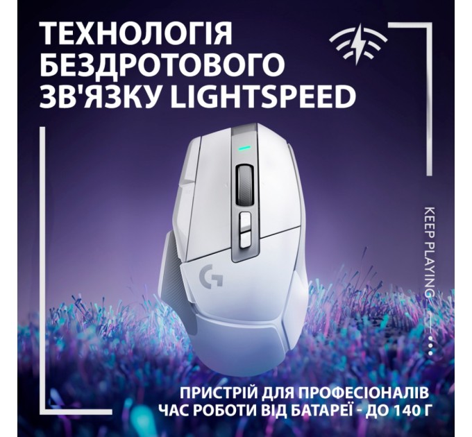 Мишка Logitech G502 X Lightspeed Wireless White (910-006189)