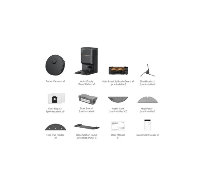 Пилосос Dreame Bot D20 Pro Plus Black (RLD43SD-BL)