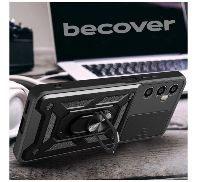 Чохол до мобільного телефона BeCover Military Realme C65 Black (712180)