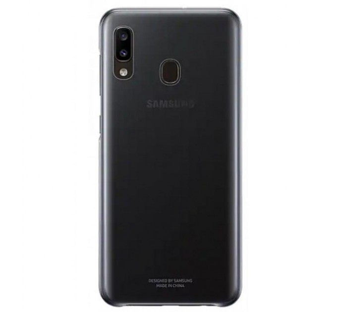 Чехол для моб. телефона Samsung Galaxy A20 (A205F) Gradation Cover Black (EF-AA205CBEGRU)