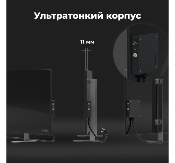 Обігрівач AENO Eco Smart GH4S LED Black (AGH0004S)
