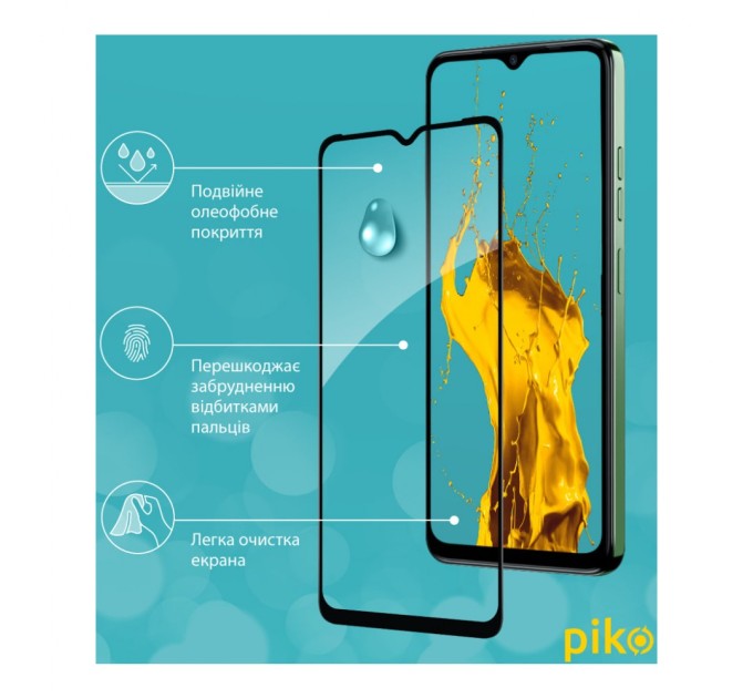 Скло захисне Piko Full Glue Tecno Spark 10 (1283126580635)