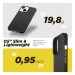 Чохол до мобільного телефона Armorstandart LikeCarbon MagCase Apple iPhone 15 Black (ARM69289)