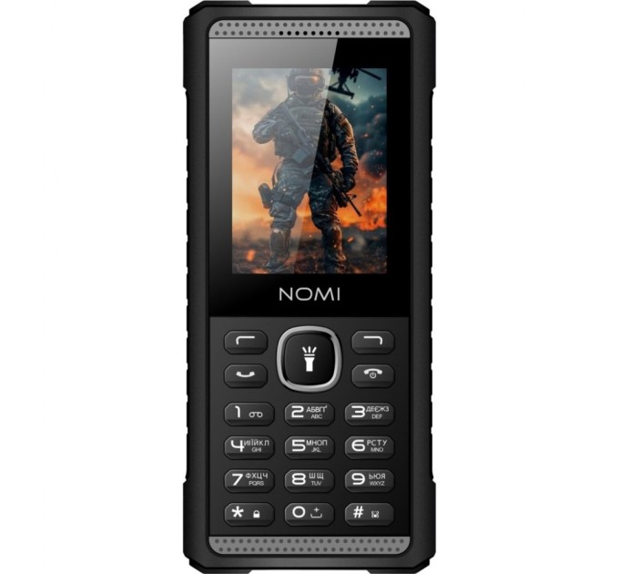 Мобільний телефон Nomi i2420 Black Grey