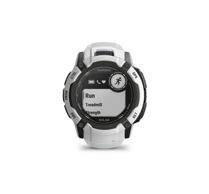 Смарт-часы Garmin Instinct 2X Solar, Whitestone, GPS (010-02805-04)