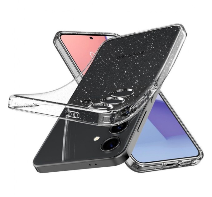 Чохол до мобільного телефона Spigen Samsung Galaxy S24, Liquid Crystal Glitter, Crystal Quartz (ACS07345)