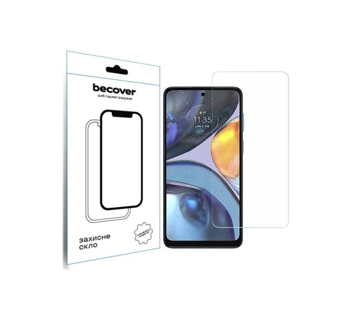 Скло захисне BeCover Motorola Moto E32s 3D Crystal Clear Glass (709734)