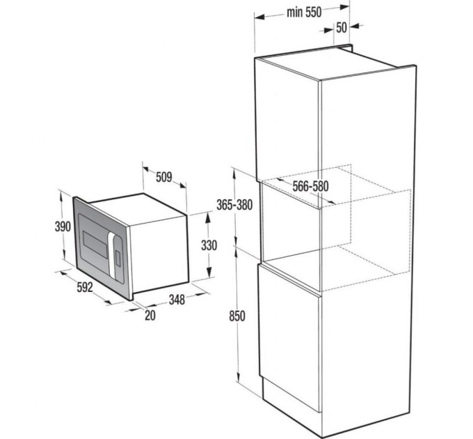 Микроволновая печь Gorenje BM235ORAB