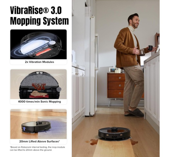 Пилосос Roborock S8 MaxV Ultra Black (S8MVU52-00)