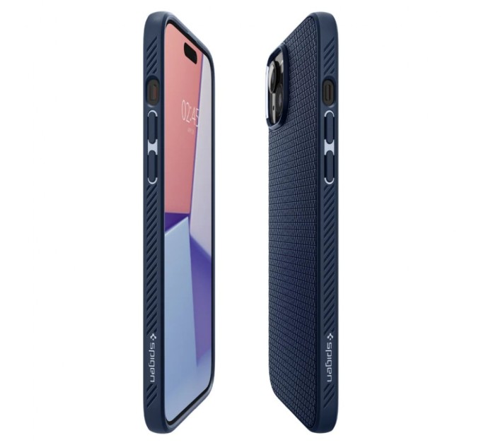 Чехол для мобильного телефона Spigen Apple iPhone 15 Liquid Air NavyBlue (ACS06791)