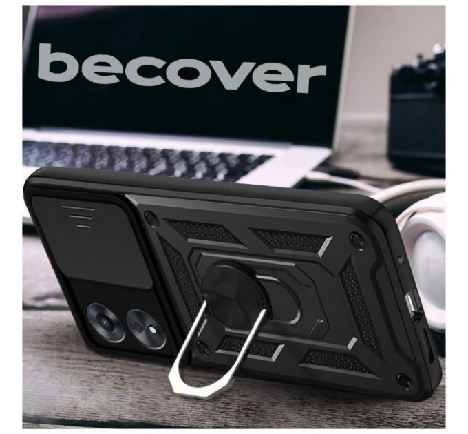 Чохол до мобільного телефона BeCover Military Oppo A18 Black (710712)