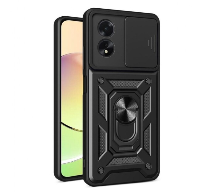 Чохол до мобільного телефона BeCover Military Oppo A18 Black (710712)