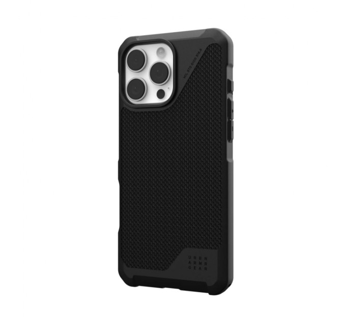 Чохол до мобільного телефона UAG iPhone 16 Pro Max Metropolis LT Magsafe Kevlar Black (114453113940)