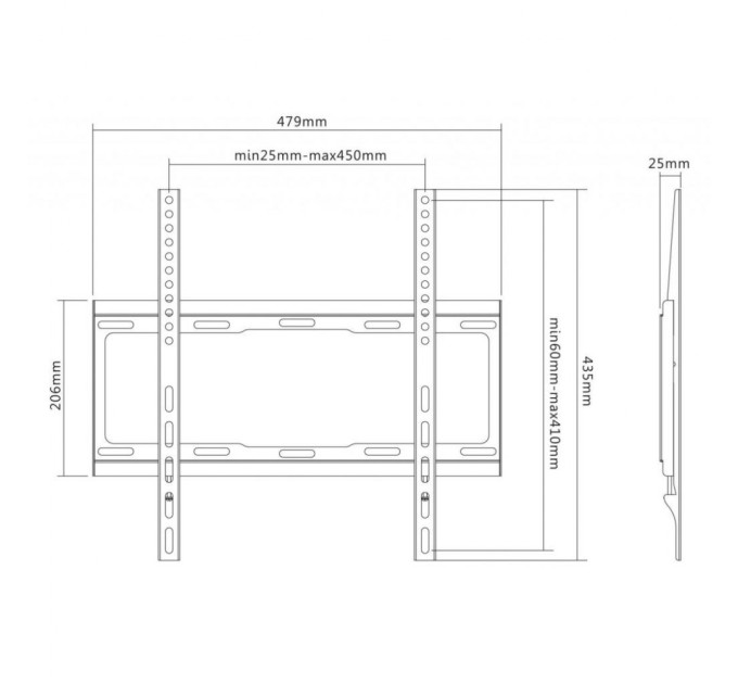 Кронштейн Satelit 32-65FIX400 (250523)