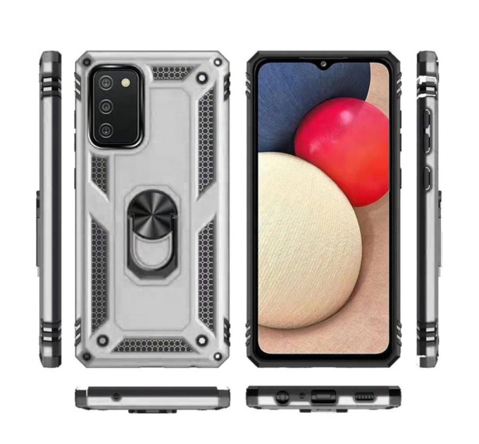 Чохол до мобільного телефона BeCover Military Samsung Galaxy A02s SM-A025/A03s SM-A037/M02s SM-M025 Silver (706015)