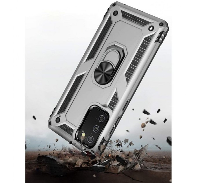 Чохол до мобільного телефона BeCover Military Samsung Galaxy A02s SM-A025/A03s SM-A037/M02s SM-M025 Silver (706015)