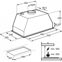 Вытяжка кухонная Electrolux LFG525W