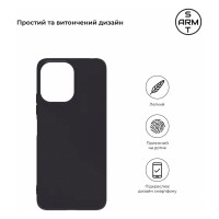 Чехол для мобильного телефона Armorstandart Matte Slim Fit Xiaomi Redmi 12 4G Black (ARM66525)