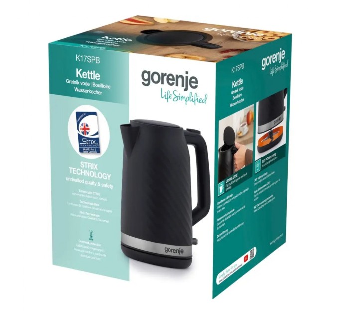 Електрочайник Gorenje K17SPB