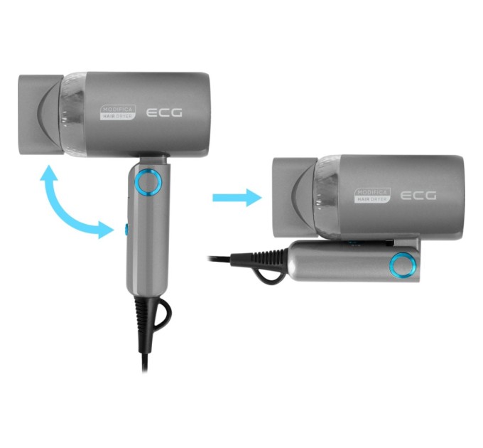 Фен ECG Modifica Grigio Piccolo