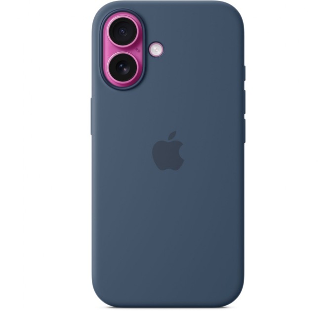 Чохол до мобільного телефона Apple iPhone16 Silicone Case with MagSafe - Denim (MYY23ZM/A)