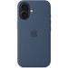 Чохол до мобільного телефона Apple iPhone16 Silicone Case with MagSafe - Denim (MYY23ZM/A)