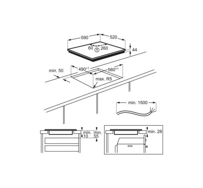 Варочна поверхня Electrolux EIS62453